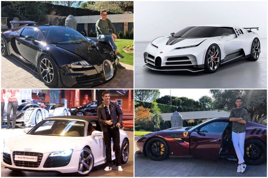 coleccion de autos de lujo de cristiano ronaldo