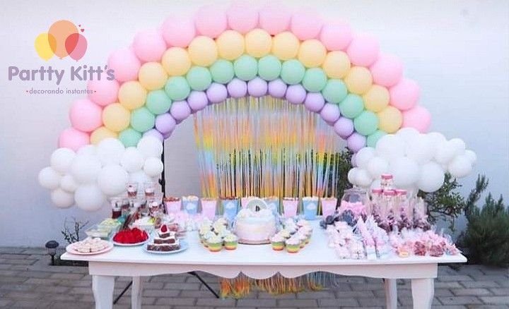 Cómo decorar con globos de color pastel para fiestas y eventos