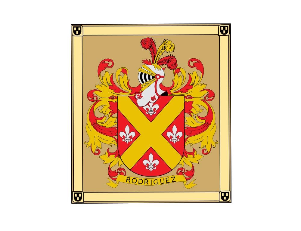 escudo de armas del apellido rodriguez