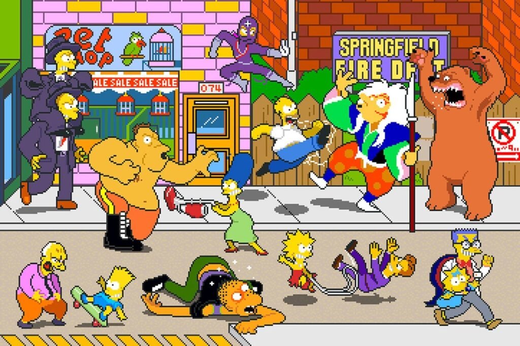 Qué hace del juego de arcade de Los Simpsons un clásico atemporal