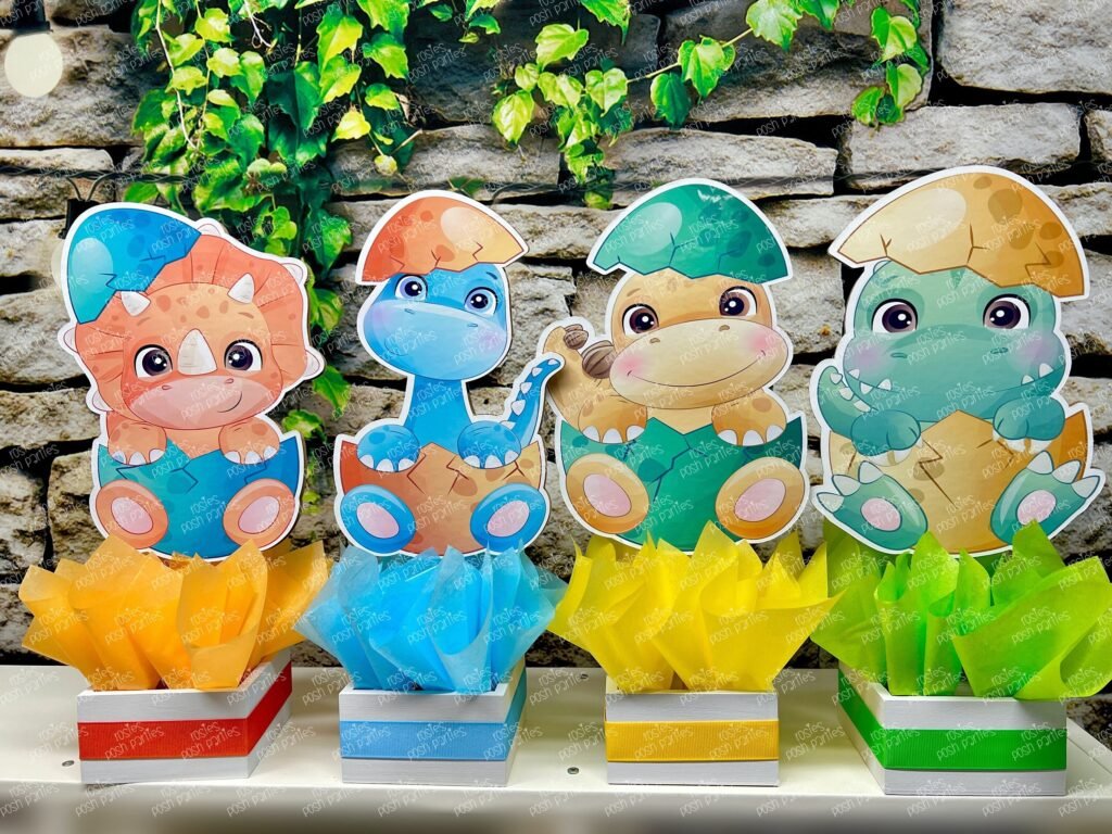 Qué ideas creativas hay para una fiesta temática de dinosaurios bebés