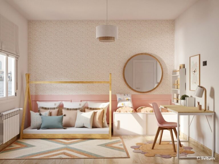 Cómo decorar cuartos bonitos y originales para niñas 7 habitacion infantil con colores pastel y juguetes