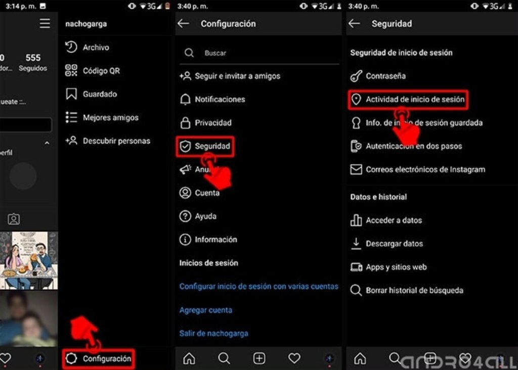 icono de cierre de sesion en dispositivos