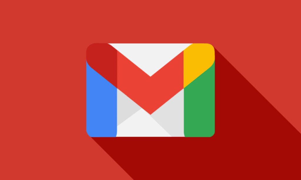 icono de gmail con fondo colorido