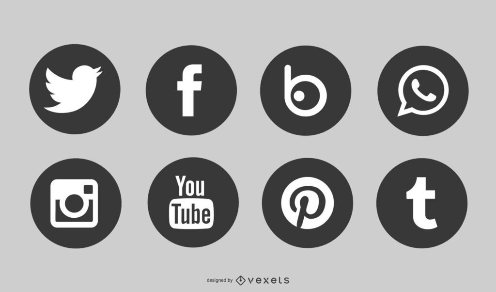 Qué son los iconos de redes sociales en formato vectorial y dónde conseguirlos