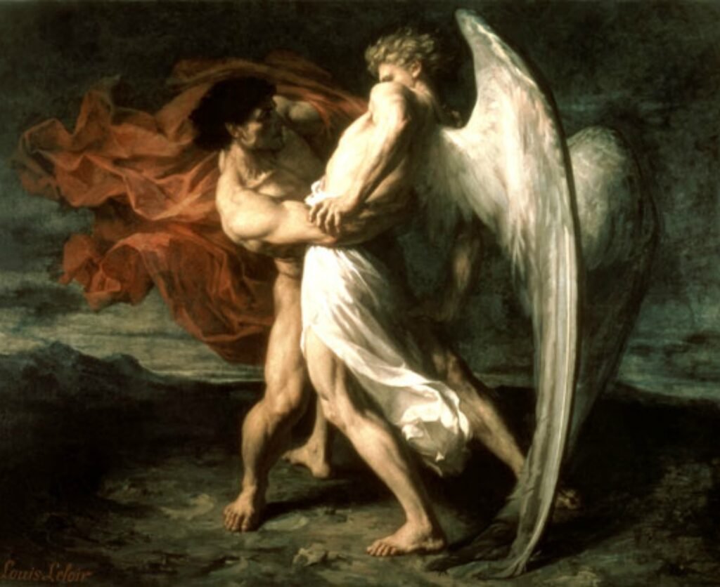 jacob luchando con el angel