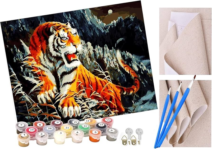 Qué incluye un kit para pintar cuadros con números y cómo se usa