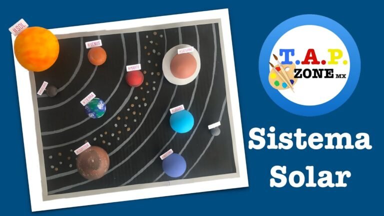 Cómo hacer una maqueta del sistema solar fácil y rápida 3 Cómo hacer una maqueta del sistema solar fácil y rápida