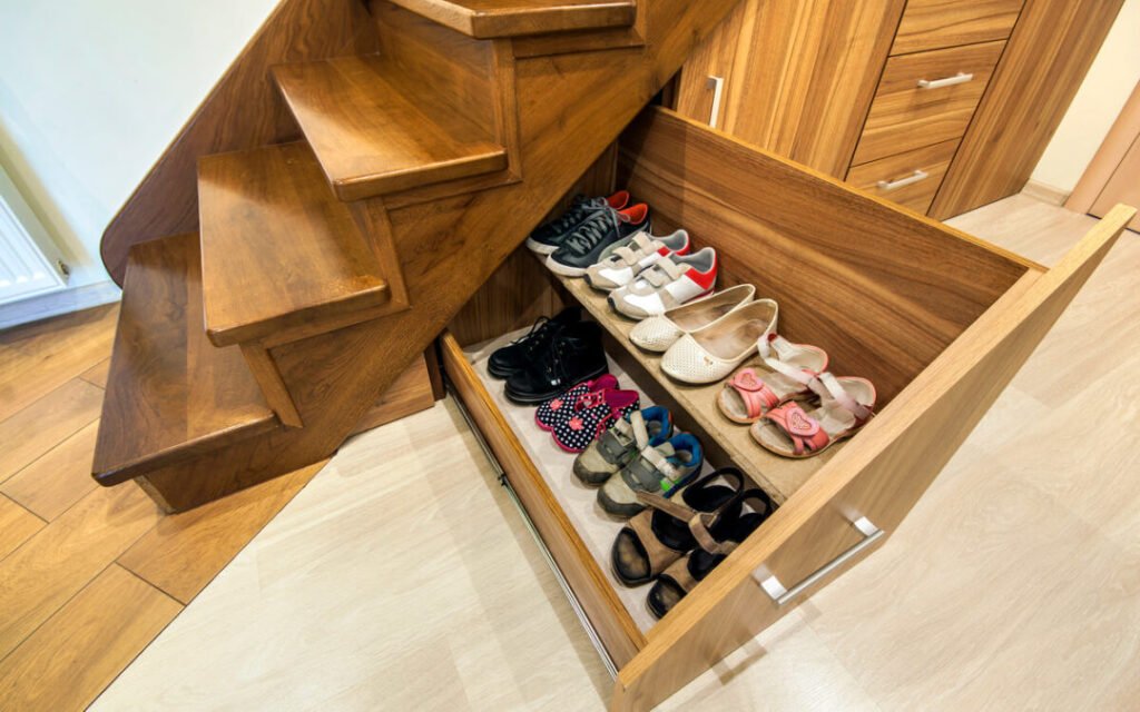 Qué diseños creativos de muebles se pueden hacer debajo de la escalera 4 Qué diseños creativos de muebles se pueden hacer debajo de la escalera