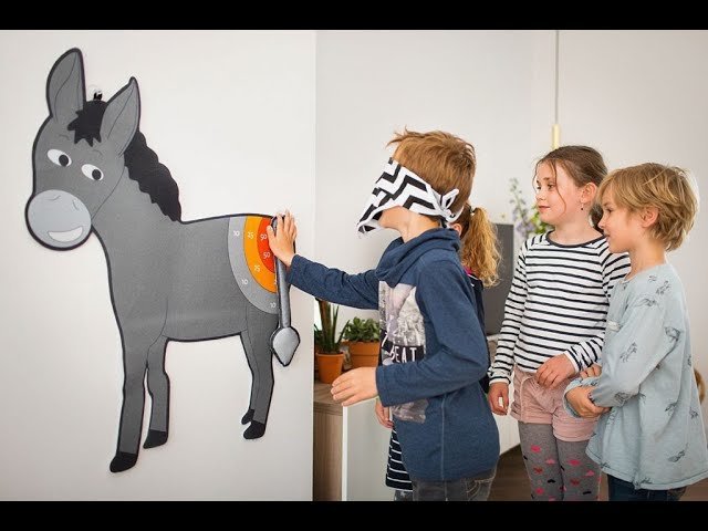 Cómo se juega al clásico juego de “Ponle la cola al burro”