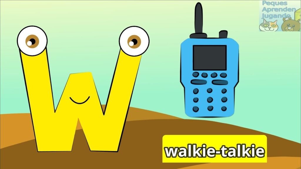 ninos jugando con palabras que comienzan con w