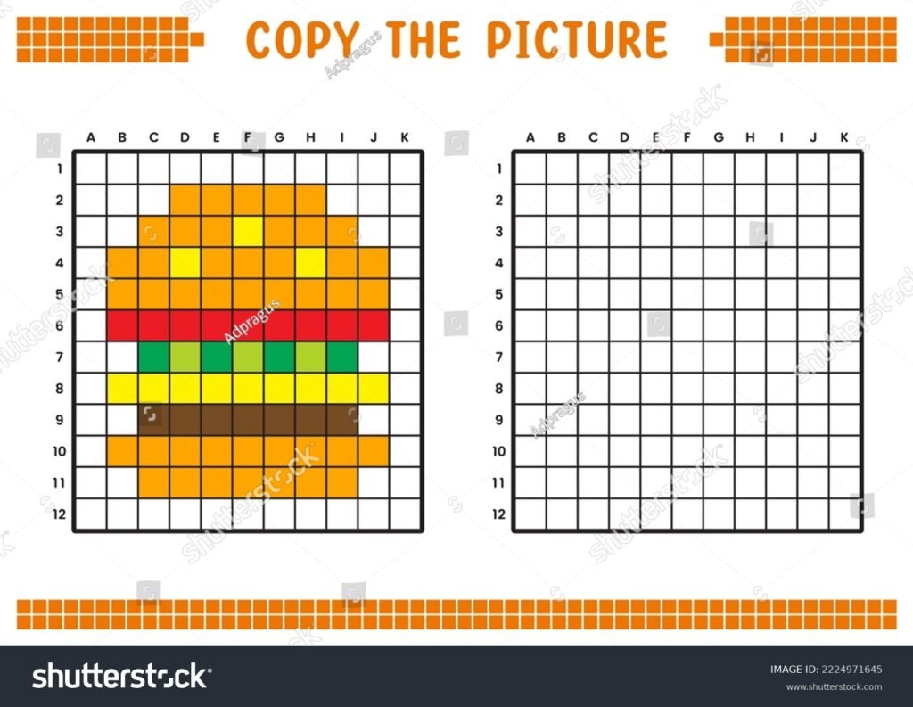 Cómo se hace pixel art coloreando con números
