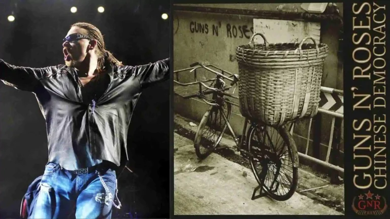 portada de chinese democracy en concierto