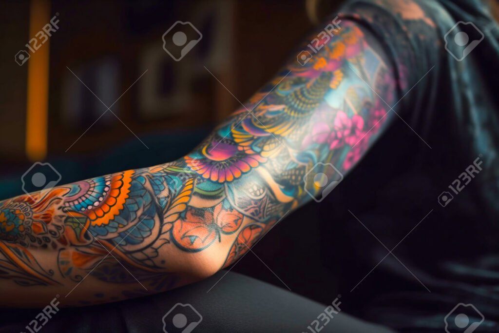 Qué tipos de tatuajes a color son populares entre hombres