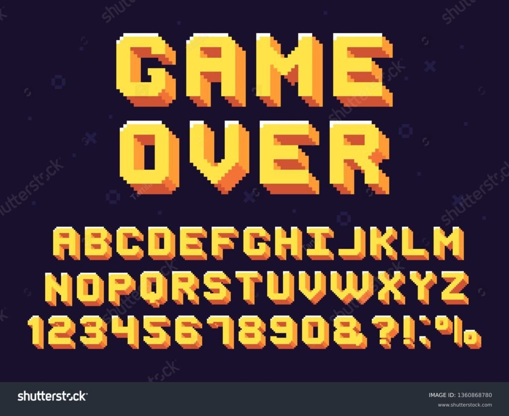 Cómo se llama la tipografía utilizada en Mario Bros