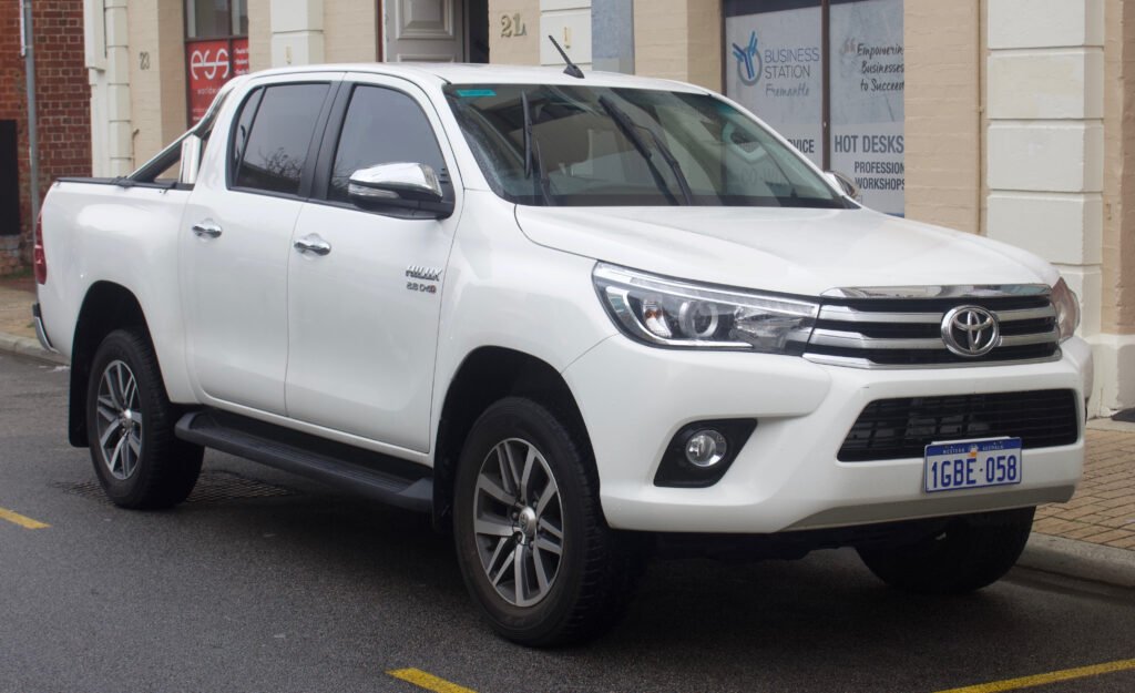 Cuánto pesa una Toyota Hilux según su modelo y año