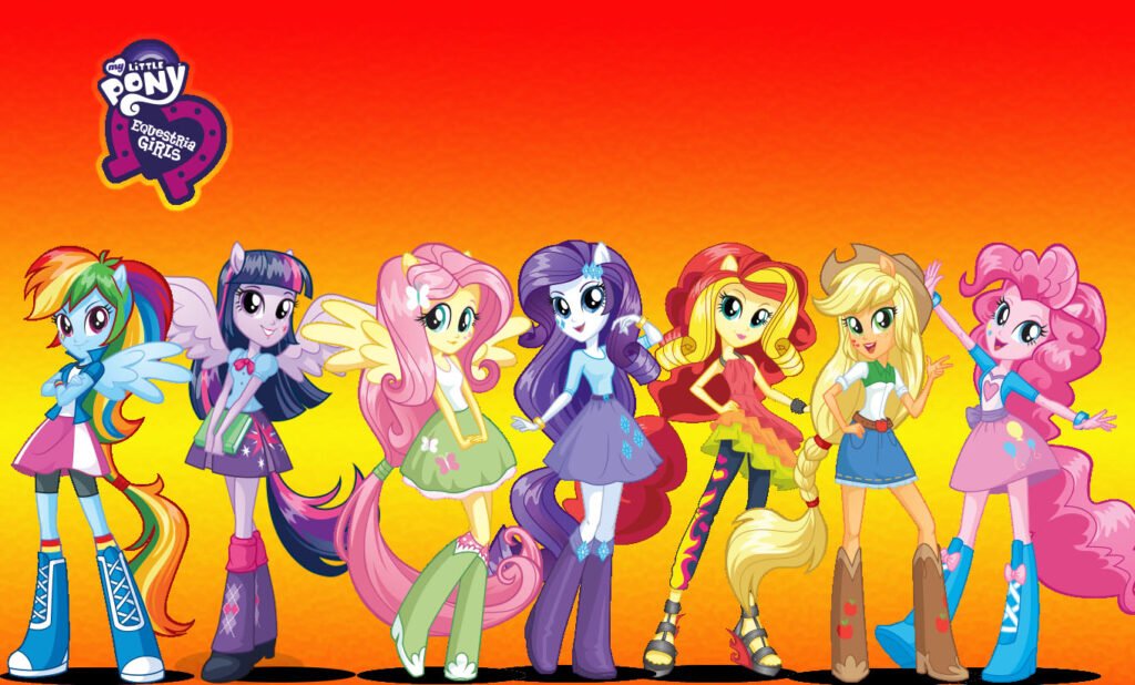 Qué temas y personajes destacados presenta My Little Pony: La Película 1 un grupo de ponis en una aventura colorida