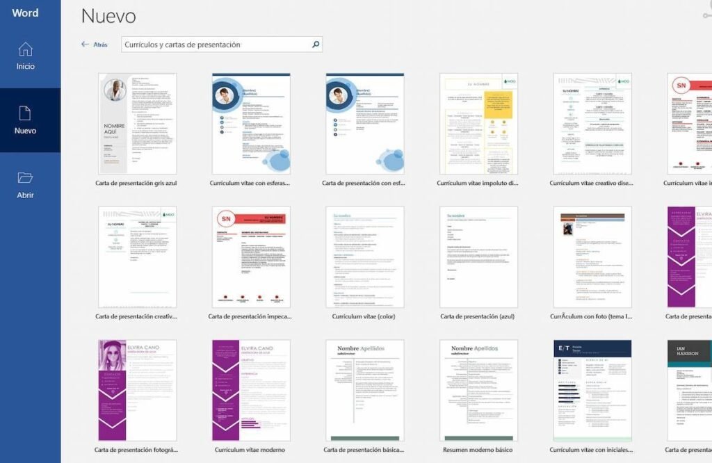Cómo elegir los mejores modelos de CV en Word para tu búsqueda laboral