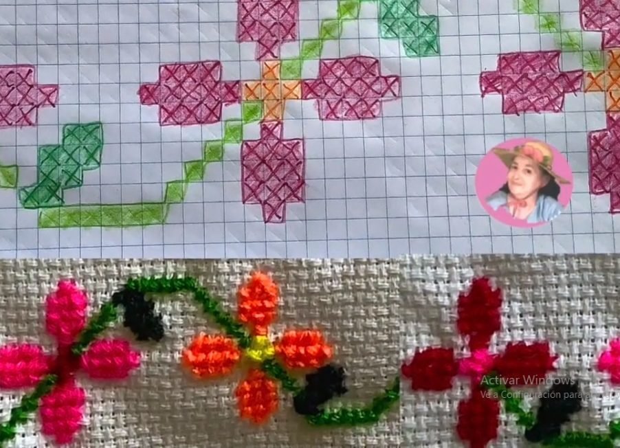 Qué tipos de bordados en punto cruz puedo aprender a hacer