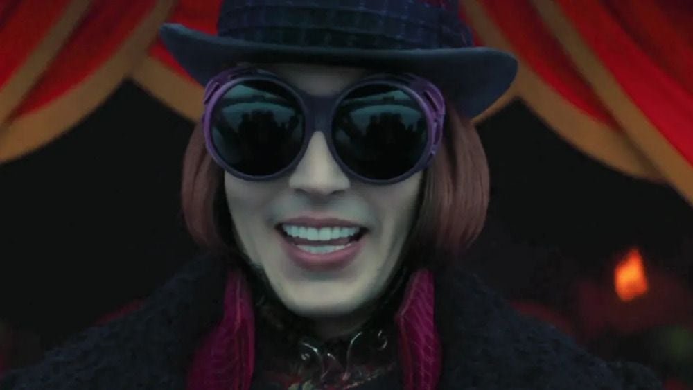 willy wonka con sus iconicos lentes